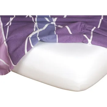 DADKA VRACOV Jersey prostěradlo bílé Rozměr: 80x140x10