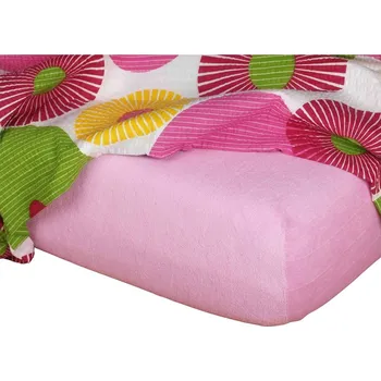 Bytový textil DADKA VRACOV Froté prostěradlo starorůžové Rozměr: 80x140x10