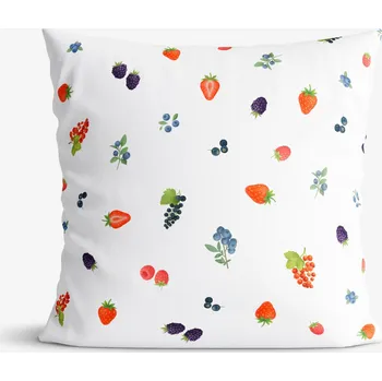 Povlak na polštářek Dekorační povlak na polštář - Lesní plody 40 x 40 cm