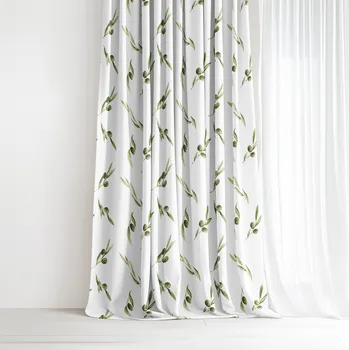 Závěs Dekorační závěs - Olivy 160x150 cm