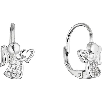 Náušnice EVOLUTION GROUP CZ Stříbrné náušnice andílci - 11600.1