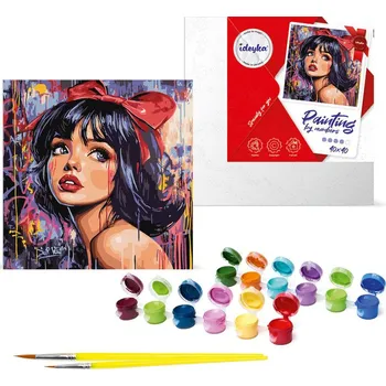 Malování podle čísel – Moderní Sněhurka 40 x 40 cm