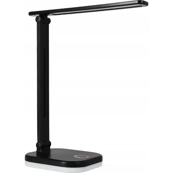 Lampička LED RGBW Stmívatelná stolní lampa s bezdrátovým nabíjením LED/7W/5V USB černá