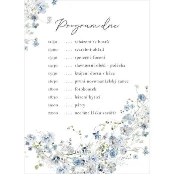 Svatební dekorace Svatební harmonogram 360