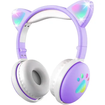 Sluchátka Bezdrátová sluchátka MOZOS KID-DOG-BT-VIOLET