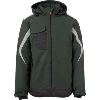Zimní pánská softshellová bunda WONDER LITE PAD, zateplená Payper Barva: ZELENÁ/ČERNÁ, Velikost: XXS