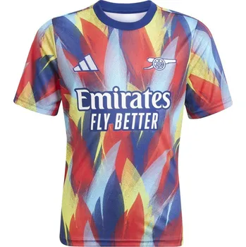 Chlapecké oblečení adidas Arsenal Pre-Match Shirt 2025 2026 Juniors Blue 11-12 Years