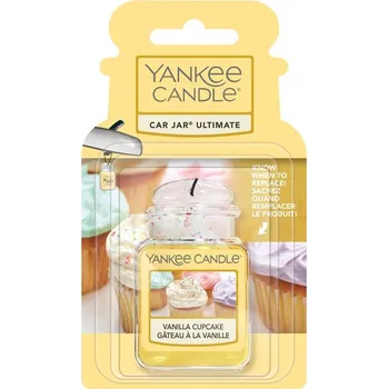Vůně do auta Yankee Candle Vanilla Cupcake Vůně DO Auta - Luxusní Visačka 24 g