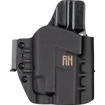 Příslušenství pro sportovní střelbu RH Holsters FROGY - Springfield Echelon 4.5" - HS Echelon 4.5" + Streamlight TLR-7 X - vnější kydexové pouzdro - poloviční sweatguard - černá Pouzdro je pro: Pravák