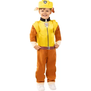 Karnevalový kostým FUNIDELIA Dětský kostým Paw Patrol s doplňky - Rubble Velikost - děti: XS: 99 - 101 cm