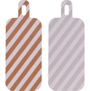Kuchyňské prkénko Muurla, Prkénko na krájení a servírování Checks & Stripes 13 x 33 cm - Formadore