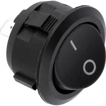 vypínač Lumiled Vypínač przełącznik nábytkový kołyskowy ON/OFF černý