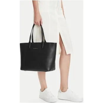 Módní doplněk Kabelka Tommy Hilfiger Th Logotape Tote AW0AW17449 Černá OS