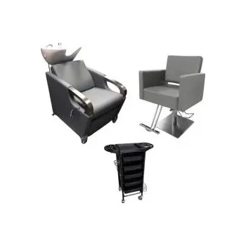 Kadeřnické křeslo Kadeřnický set Conte + Karo