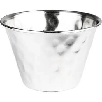 STALGAST Mini miska na dip z kladivkové nerezové oceli 0,12 l | STALGAST, 546045