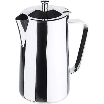 CONTACTO Džbánek na kávu z nerezové oceli s víkem a svařovaným úchytem 1 l | CONTACTO, 3017/100