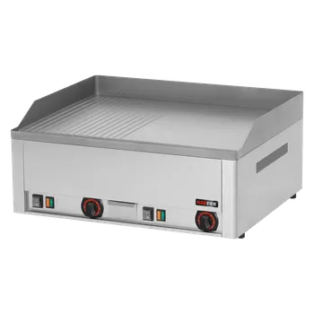 Kuchyňský gril Grilovací deska 65x48 elektrická kombinovaná stolní 400 V | REDFOX - FTHR 60 E