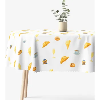 ubrus Oválný teflonový ubrus - Chuť Paříže 120 x 160 cm