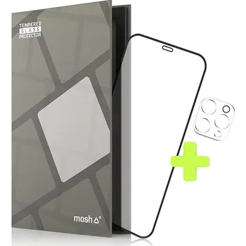 Tempered Glass Protector rámečkové pro iPhone 12 Pro + sklo na kameru (Case Friendly)