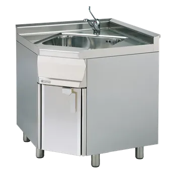 Sporák Rohový modul 1x dřez 50x40x20 | RM - LAA-68