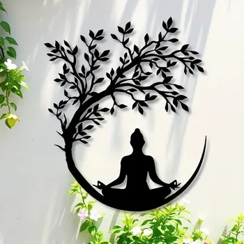 Obraz BAF Kovová nástěnná dekorace malá MEDITACE