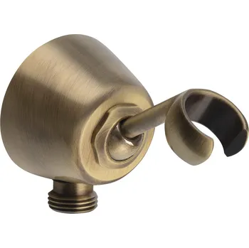 Sprchový držák Sapho Držák sprchy kulatý, otočný, s vyústěním, bronz - SUP4B6