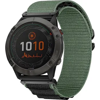 Eternico Alpine Look for Garmin QuickFit 26mm Olive Green