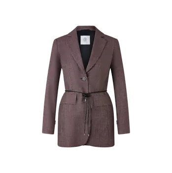 Dámská móda Dámské sako Amande-1 ve vínově červené/tmavě modré barvě 40