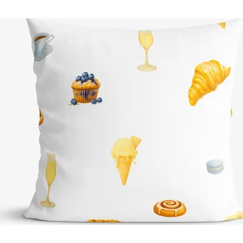 Povlak na polštářek Dekorační povlak na polštář - Chuť Paříže 40 x 40 cm