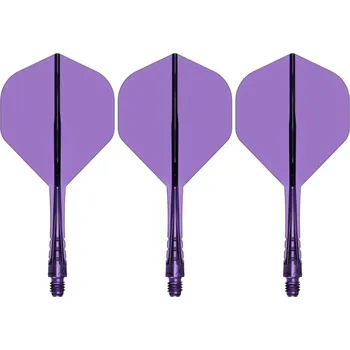 Příslušenství pro šipky Mission Letky Force 90 Vortex - Standard No2 - Midi - Purple F4613