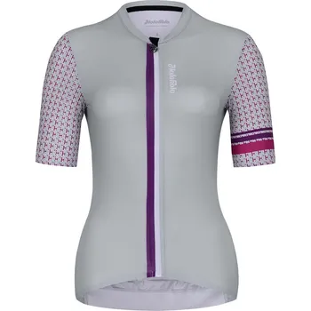 Cyklistické oblečení HOLOKOLO Cyklistický dres s krátkým rukávem - KIND ELITE LADY - šedá L