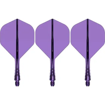 Příslušenství pro šipky Mission Letky Force 90 Vortex - Standard No2 - Short - Purple F4612