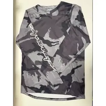 Cyklistické oblečení Troy Lee Designs Skyline Chill pánský dres dlouhý rukáv Camo vel. M