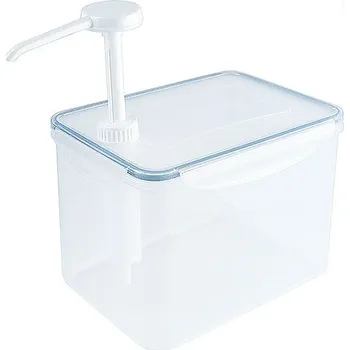 Dávkovač mýdla CONTACTO Dávkovač na studené omáčky, polypropylén, 3,9 l, průměr 210x145x270 mm | CONTACTO, 1324/390