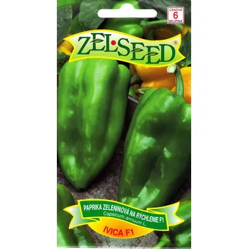 Semeno Paprika zeleninová Ivica F1 (sladká, tmavězelená-žlutooranžová, jehlan, k rychlení) 12/2025