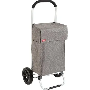 Nákupní taška na kolečkách VIENA šedá