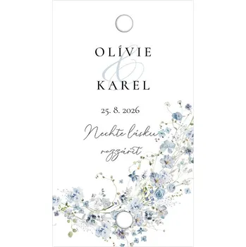 Svatební dekorace Kartička na prskavku 360