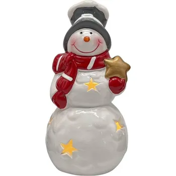 Magnetická kreslící tabulka Keramický sněhulák s LED osvětlením