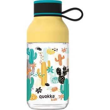 Láhev Dětská láhev Ice, 430ml, Quokka, kaktus