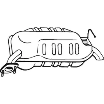 Tlumič výfuku Zadní tlumič výfuku BOSAL 171-635