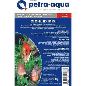 Návnadová surovina Cichlid Mix Frozen Blister - mražená směs pro cichlidy 6x 100 g