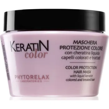 Vlasová regenerace Phytorelax Laboratories Keratin Color maska na vlasy s keratinem 250 ml