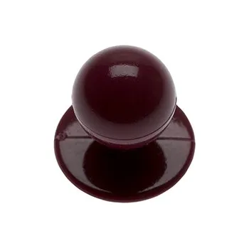 Gastro oděv KARLOWSKY Knoflíky Bordeaux, 12 kusů / balení Barva: bordó