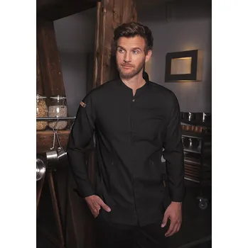 Gastro oděv KARLOWSKY Kuchařská bunda Green-Generation, z udržitelného materiálu, 72 % recyklovaný polyester s certifikátem GRS / 28 % konvenční bavlna Barva: šalvějová, Velikost: 48