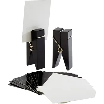 Stojánek na vánoční stromek APS Kolíček na štítky, černý, 2 kusy | APS, Klammer