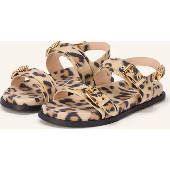 Dámské sandále Agl Dámské Sandály Cristina, světle hnědá / koňaková / černá,...