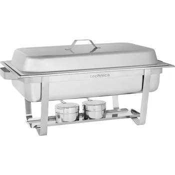 kotlíky TECHNICA Chafing GN 1/1, 9 l, 605x370x240 mm | TECHNICA, Silver Line