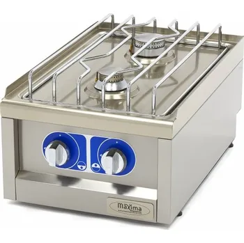 Sporák Maxima Sporák pro komerční použití - 2 hořáky - plynový - samostatná jednotka | Maxima, 09391510