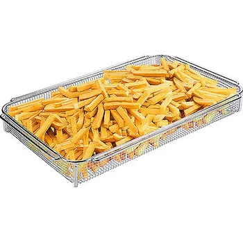 Myčka nádobí CONTACTO Drátěný koš z nerezové oceli GN 1/1, 530x325x65 mm | CONTACTO, 7630/065