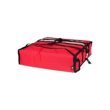 Taška na bowlingovou kouli FURMIS Taška na pizzu na 2 krabice 600x600 mm, material Cordura, červená s černým lemováním | FURMIS, T2XXL